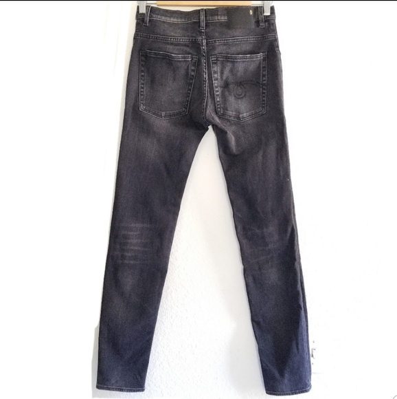 R13 High Rise Skinny Jeans Size 27 Faded Black - Picture 3 of 8